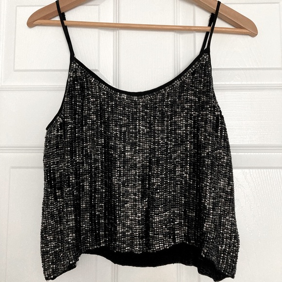 NWT MLV Ozzy sequin crop top - Picture 3 of 5